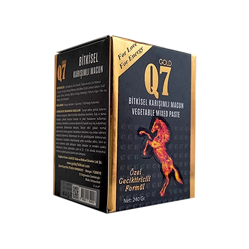 Original Gold Q7 Epimedium Turkish Honey Aphrodisiac Epimedium Paste Improved Formula for Premature Ejaculation 240 gr